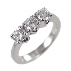 Anello Trilogy in oro con diamanti 1.20 ct GIA  - gallery