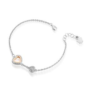 Bracciale con Cuore traforato Roberto Giannotti in argento e zirconi GIA 452