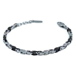 Bracciale da uomo 2Jewels acciaio e PVD nero 232600 - gallery