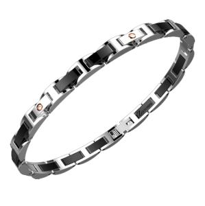 Bracciale Zancan da uomo in acciaio EHB 321