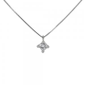 Collana con ciondolo punto luce grande Diamante 0.25  - gallery