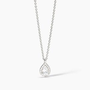 Collana Mabina in argento a goccia con zirconi 553662