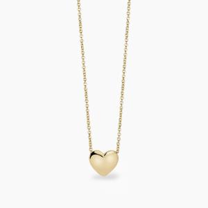 Collana Mabina in argento placcato oro con cuore 553741 - gallery