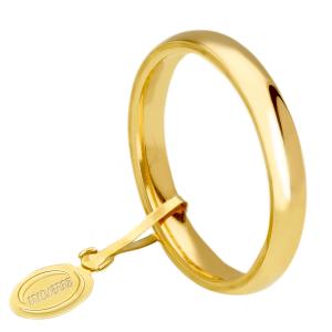 Fede Comoda UnoAerre 3 mm in oro giallo