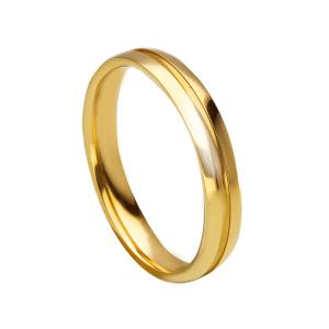 Fede Unoaerre Lyra collezione Brillanti Promesse in oro giallo 18 kt