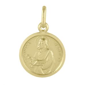 Medaglia in oro giallo San Giuda Taddeo 15 mm