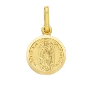 Medaglia Madonna di Guadalupe in oro giallo 11 mm - gallery