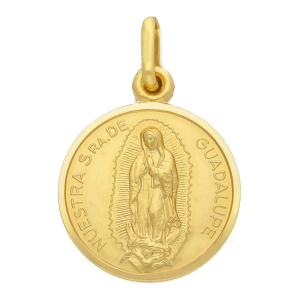 Medaglia Madonna di Guadalupe in oro giallo 17 mm - gallery