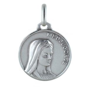 Medaglia Madonna di Medjugorje in argento 21 mm - gallery