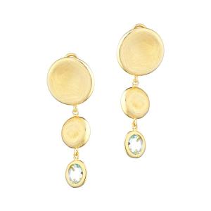 Orecchini Double Stone - Itaca Colors Donna in Argento dorato Marcello Pane 