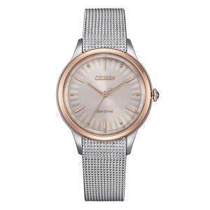 Orologio donna CITIZEN Gerbera bicolore Collezione Citizen Lady EM1156-80X - gallery