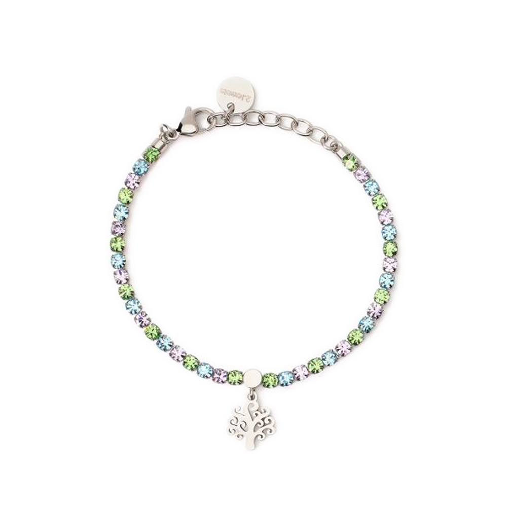 Bracciale 2jewels con cristalli e albero della vita 232529