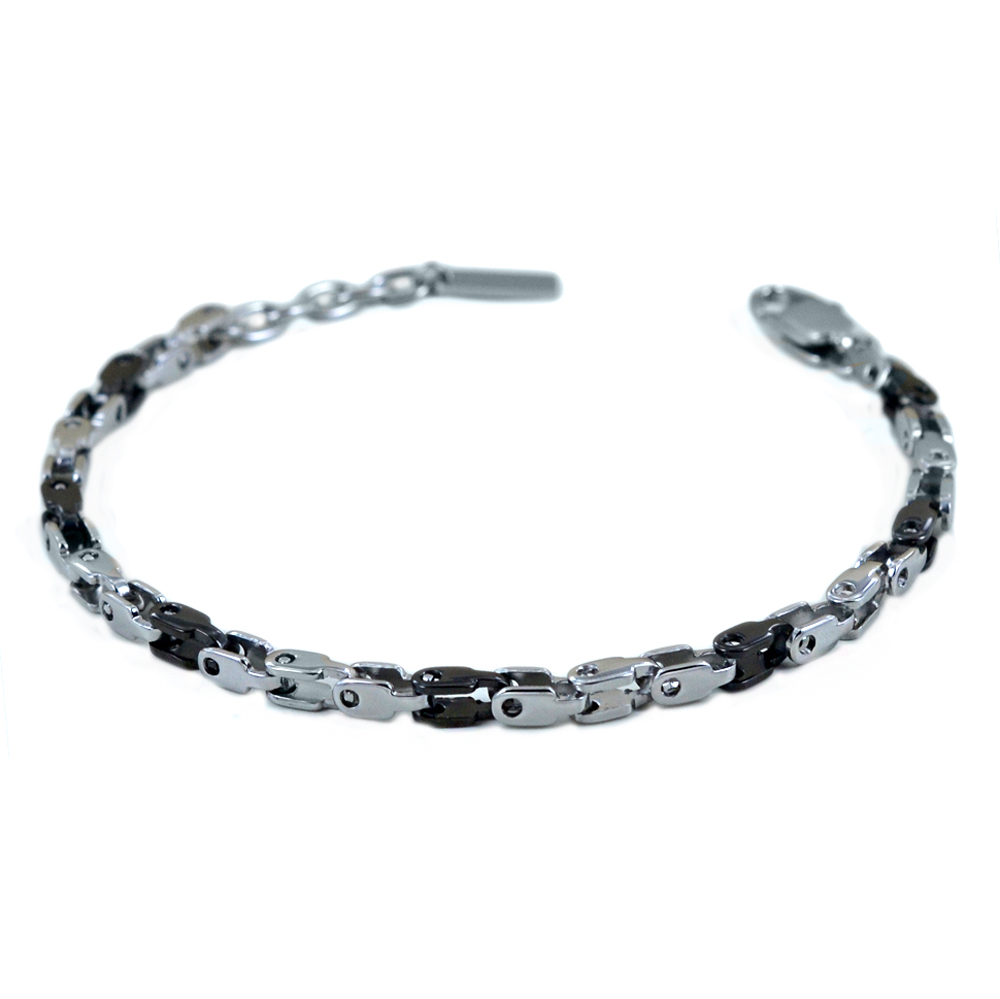 Bracciale da uomo 2Jewels acciaio e PVD nero 232600