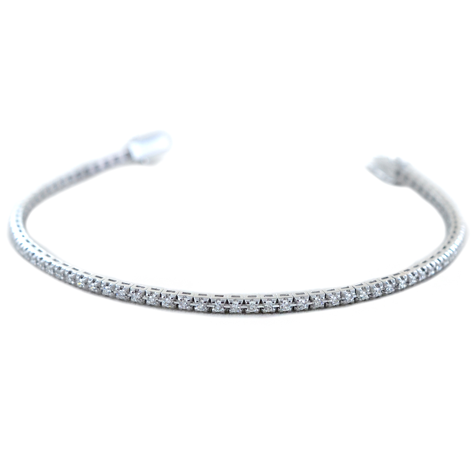 Bracciale tennis in oro con diamanti 0.92 carati