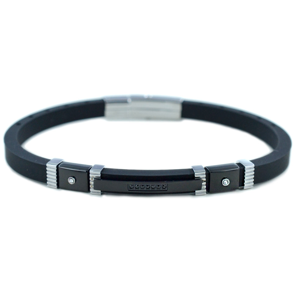 Bracciale Zancan da uomo in acciaio EHB 419