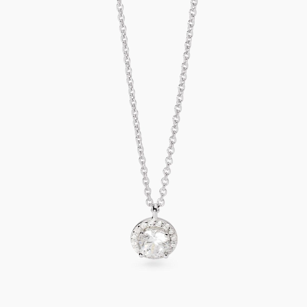 Collana Mabina in argento con zirconi 553715