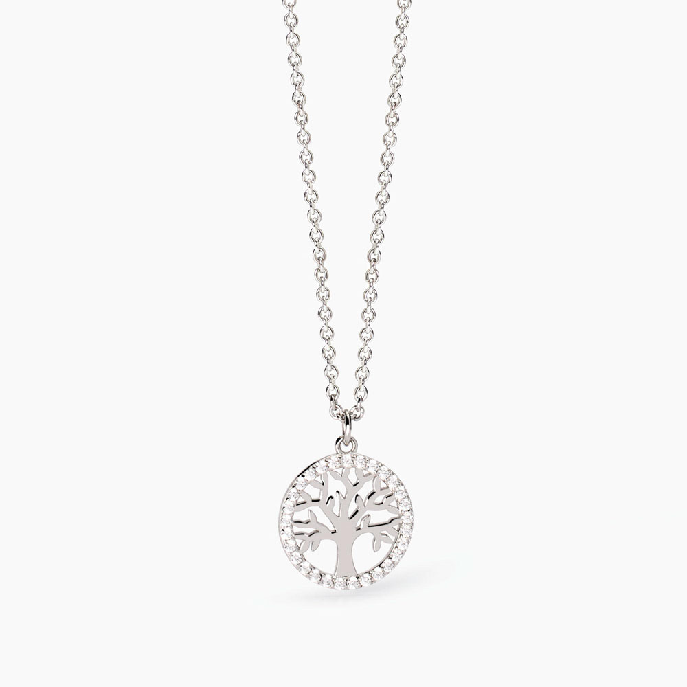 Collana Mabina in argento silver con con albero della vita 553731