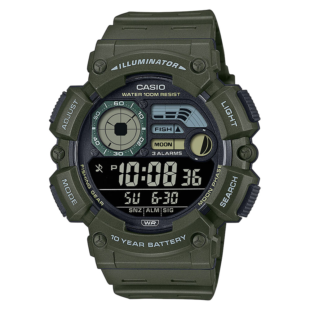 Orologio Casio Collection verde WS-1500H-3BVEF