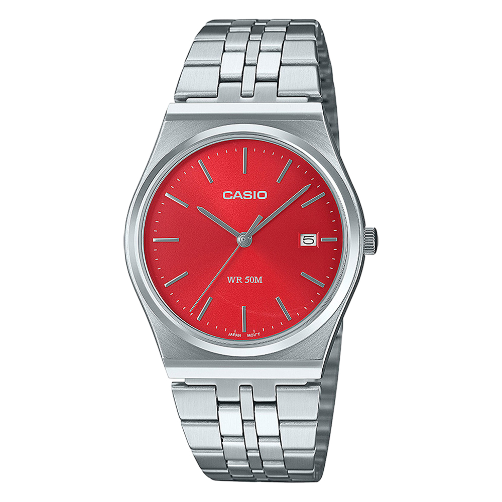 Orologio Casio da Uomo analogico Rosso MTP-B145D-4A2VEF