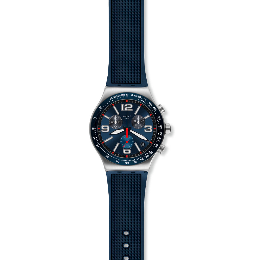 Orologio da Uomo Swatch Blue Grid YVS454