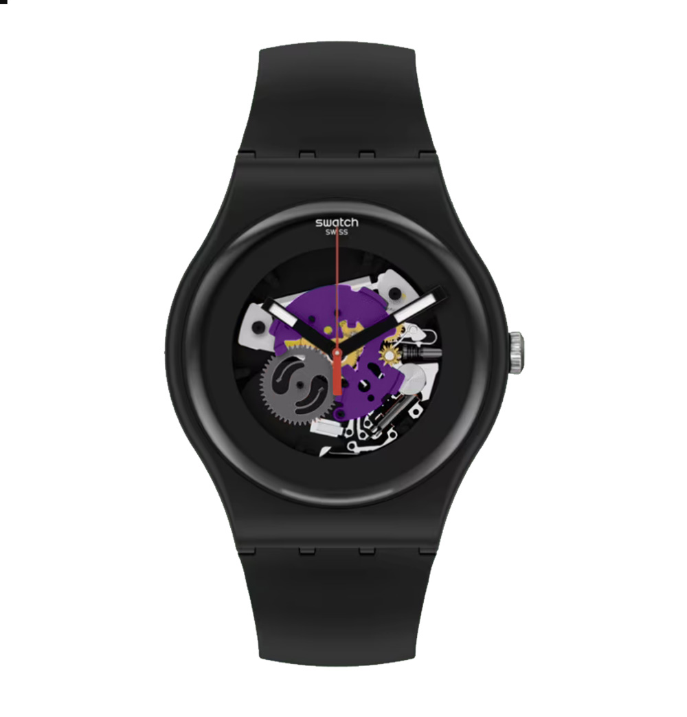 Orologio SWATCH uomo BLACK LAQUERED 