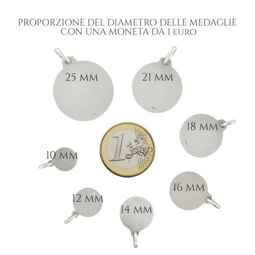 Medaglia di S. Benedetto argento 925