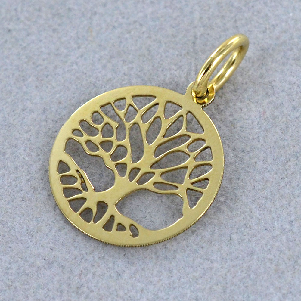 Ciondolo albero della vita in oro giallo - Oro 18 kt